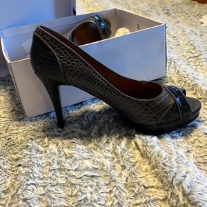 Nine West Croco Heels